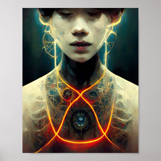 Vie artificielle 5 Science-fiction Poster d'art (Devant)