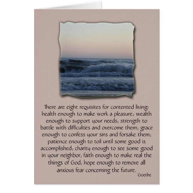 Vie contentée (Devant)