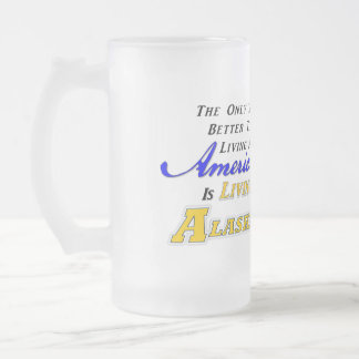 Vie dans AK ! tasse en verre givré de 22 onces