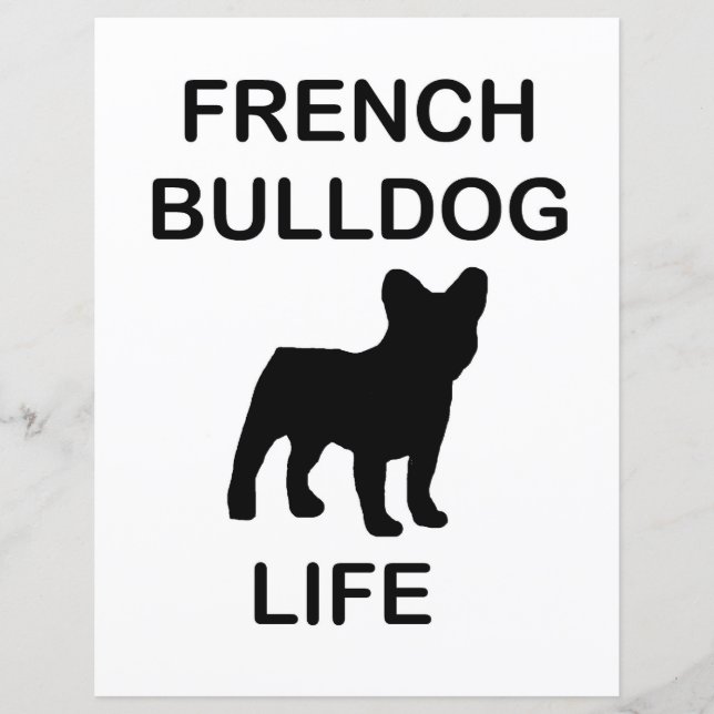 vie de bouledogue français (Devant)