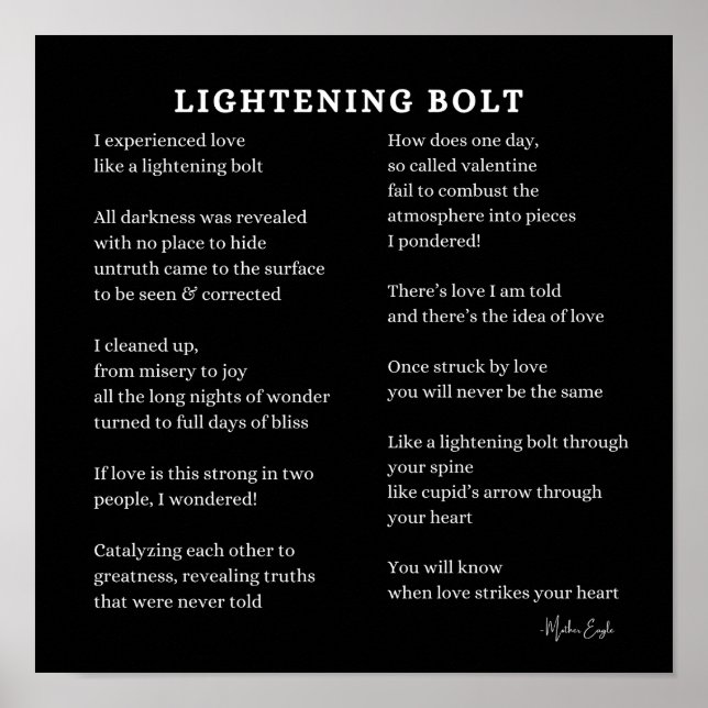 Vie de contradiction encouragements poème poster (Devant)