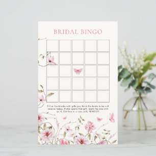 Vie de papillons Floral Bridal Bingo