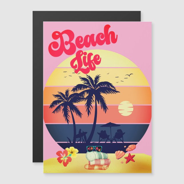 Vie de plage tropicale (Devant / Derrière)