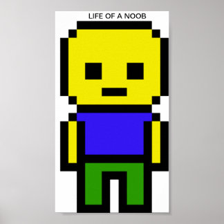 Vie d'une affiche de noob