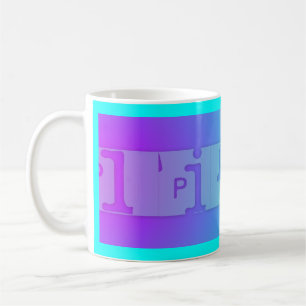 Vie en Mug bleu et violet