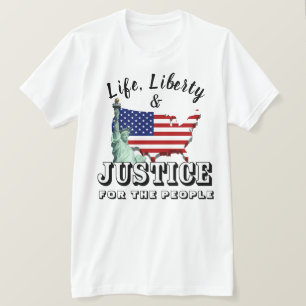 Vie, Liberté & JUSTICE POUR LE PEUPLE T-shirt