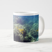 Vie marine sous-marine Jumbo Café Mug