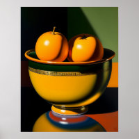 Vie morte avec des fruits - Impression d'art en to