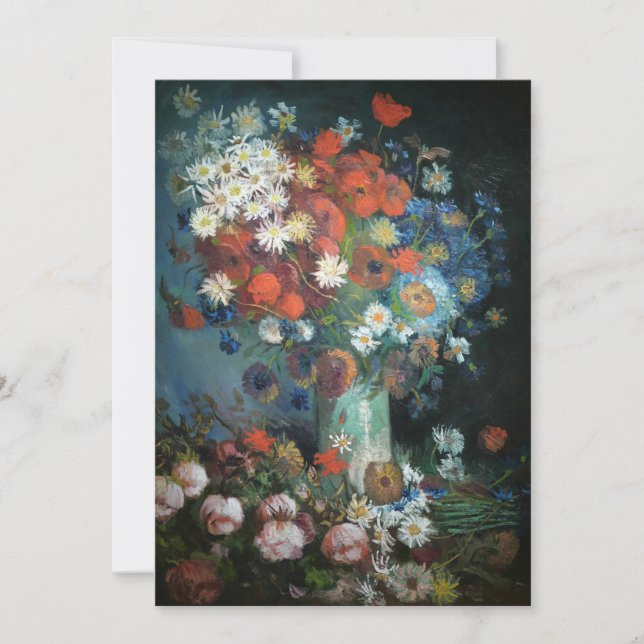 Vie morte avec Fleurs de prairie | Vincent van Gog (Devant)