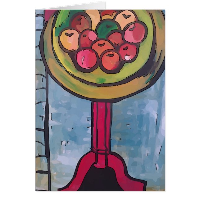 Vie morte, pommes sur table (Devant)