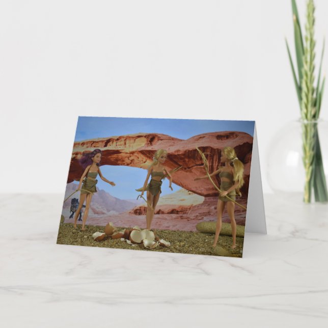 Vie Préhistorique. Carte (Devant)