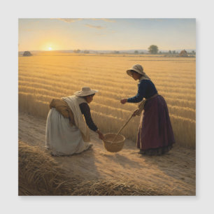 Vie rurale : Femmes paysannes semis