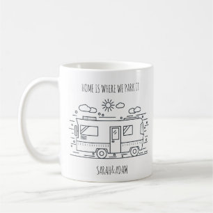 Vie Van personnalisée, Camper Van Couples Mug