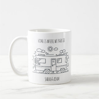 Vie Van personnalisée, Camper Van Couples Mug