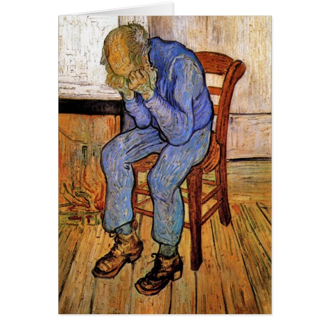 Vieil homme dans la peine par Vincent van Gogh (Devant)