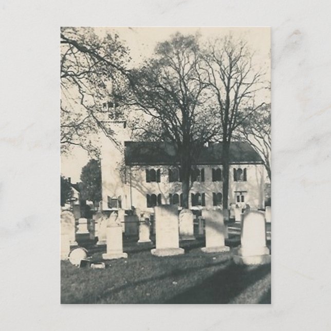 vieille carte postale cimetière (Devant)