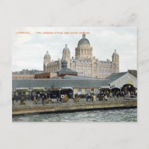 Vieille carte postale - Liverpool