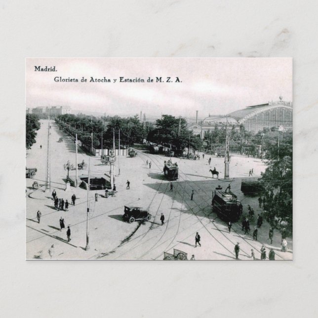 Vieille carte postale - Madrid, Espagne (Devant)
