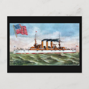 Vieille carte postale - USS la Géorgie
