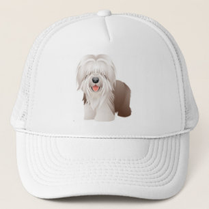 Vieille casquette de baseball anglaise de chien de