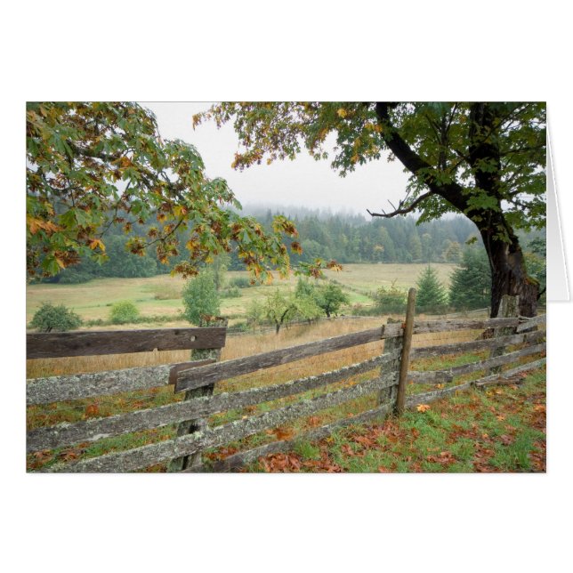 Vieille Clôture Sur Une Ferme (Devant horizontal)
