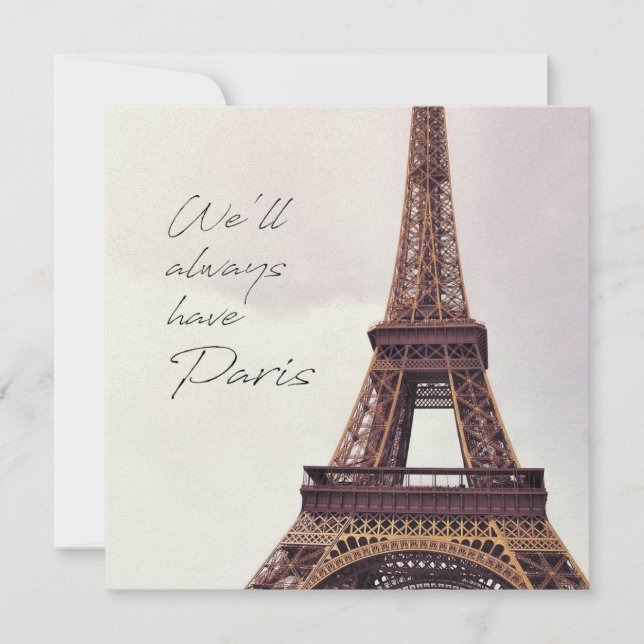 VIEILLE DAME DE PARIS carte 5,25 x 5,25 (Devant)
