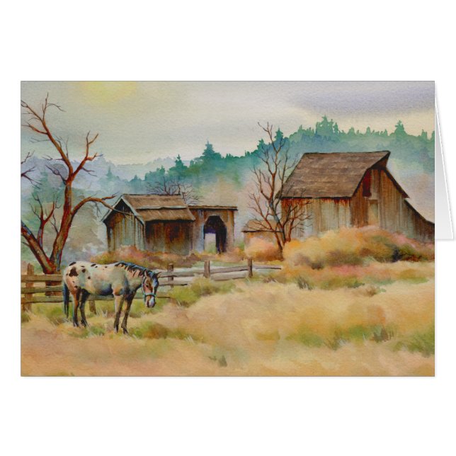 VIEILLE GRANGE par SHARON SHARPE (Devant Horizontal)