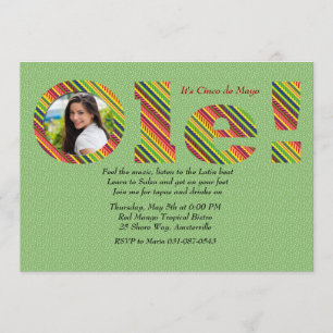 Vieille invitation de photo