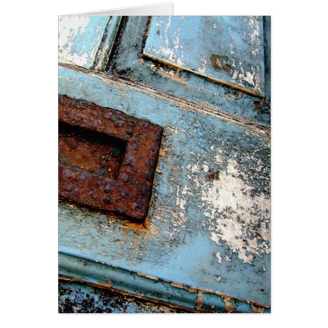 Vieille porte bleue (Devant)