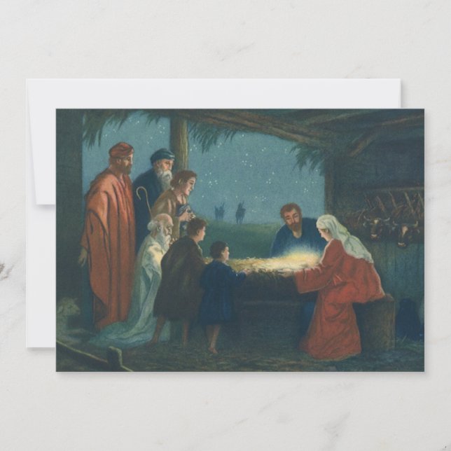 Vieille Religion, Adoration des Bergers (Devant)