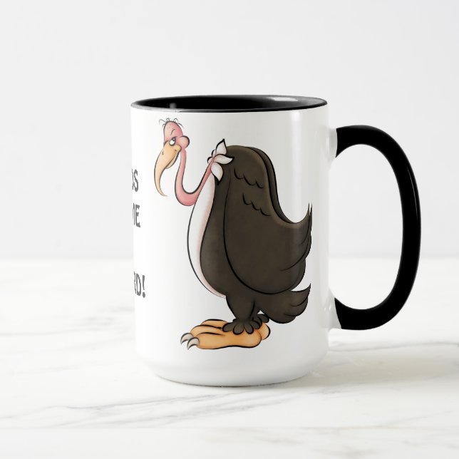 Vieille tasse de café de Buzzard (Droite)