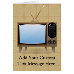 Vieille télévision vintage de plancher