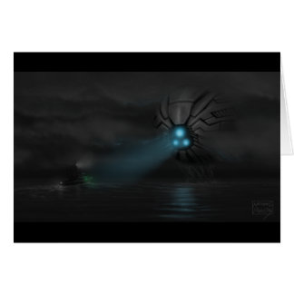 Vieille une carte vierge en hausse