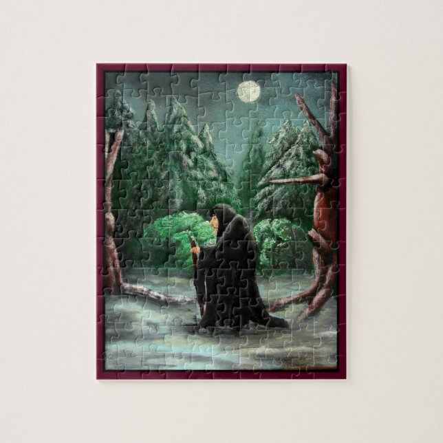 Vieille vieille femme - puzzle (Vertical)