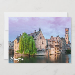 Vieille ville de Bruges et tour du Beffroi
