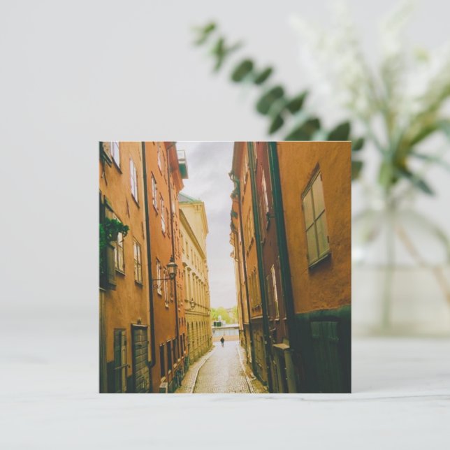 Vieille ville historique, Gamla Stan, Stockholm, S (Debout devant)