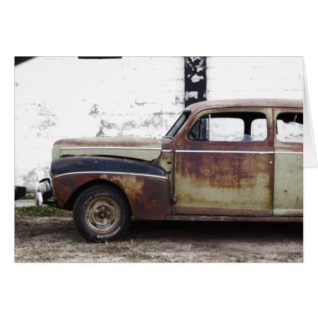 Vieille voiture (Devant horizontal)