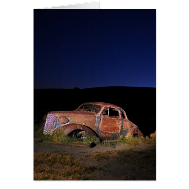 Vieille voiture la nuit, Bodie Ghost Town, Blank I (Devant)