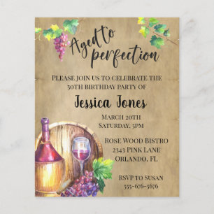 Vieillir à la perfection Vin Amateur Budget d'Anni