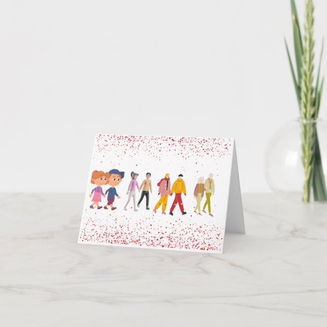 Vieillons ensemble Cartes Saint Valentin (Devant)