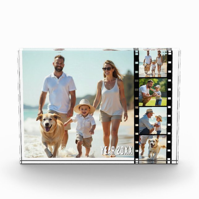 Vielle bande de film multi photo, Bloc photo famil (Devant)