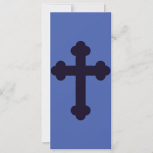 Vielle croix christienne violette