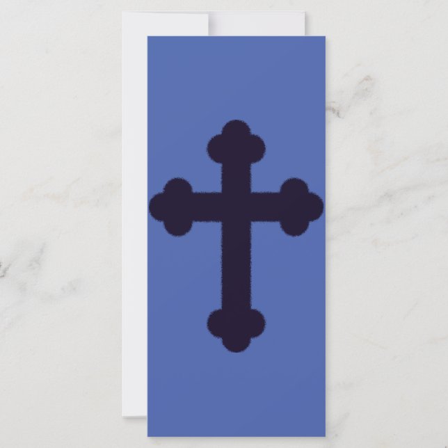 Vielle croix christienne violette (Devant)