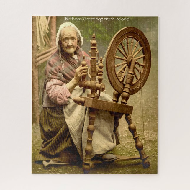 Vielle Laine Irlandaise Laigneuse Dame, Puzzle (Vertical)