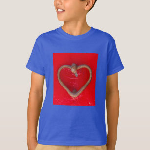 Vielle porte avec coeur T-shirt