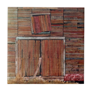 Vielles portes de grange détaillée carreaux de clo