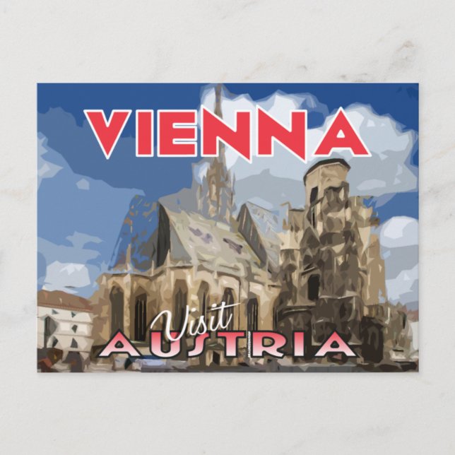 Vienne, Visite Autriche Carte postale (Devant)