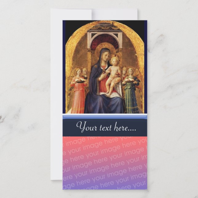 VIERGE AVEC ENFANT ET ANGELS (Devant)