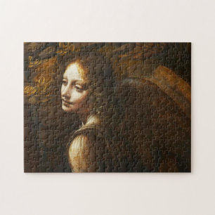 Vierge de da Vinci du puzzle d'ange de roches
