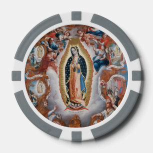 "Vierge de Guadalupe" jetons de poker personnalisé